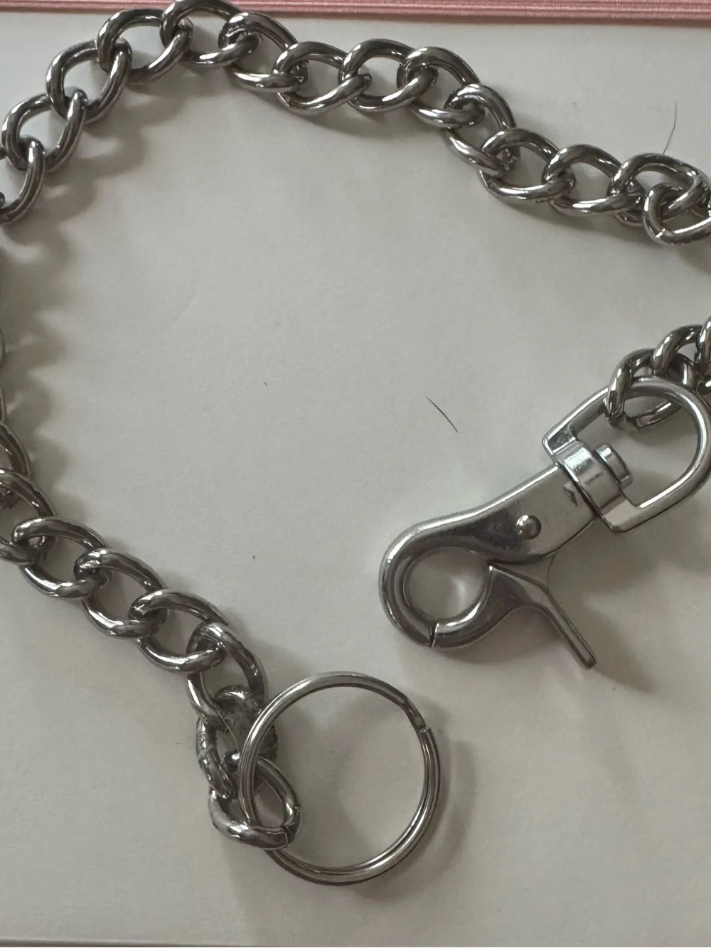 Stainless steel Chain Keyring with Lobster Clasp
